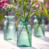 Recycled Teal Glass Vase