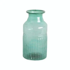 Recycled Teal Glass Vase -Plant Supply Store 420456RTGV 3 09106.1639147230