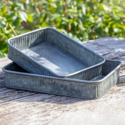 Zinc Pot Tray