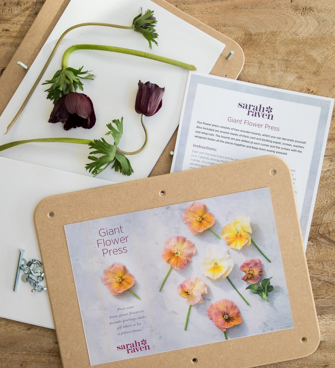 Sarah Raven Giant Flower Press 2 Sarah Raven Giant Flower Press - Image 2