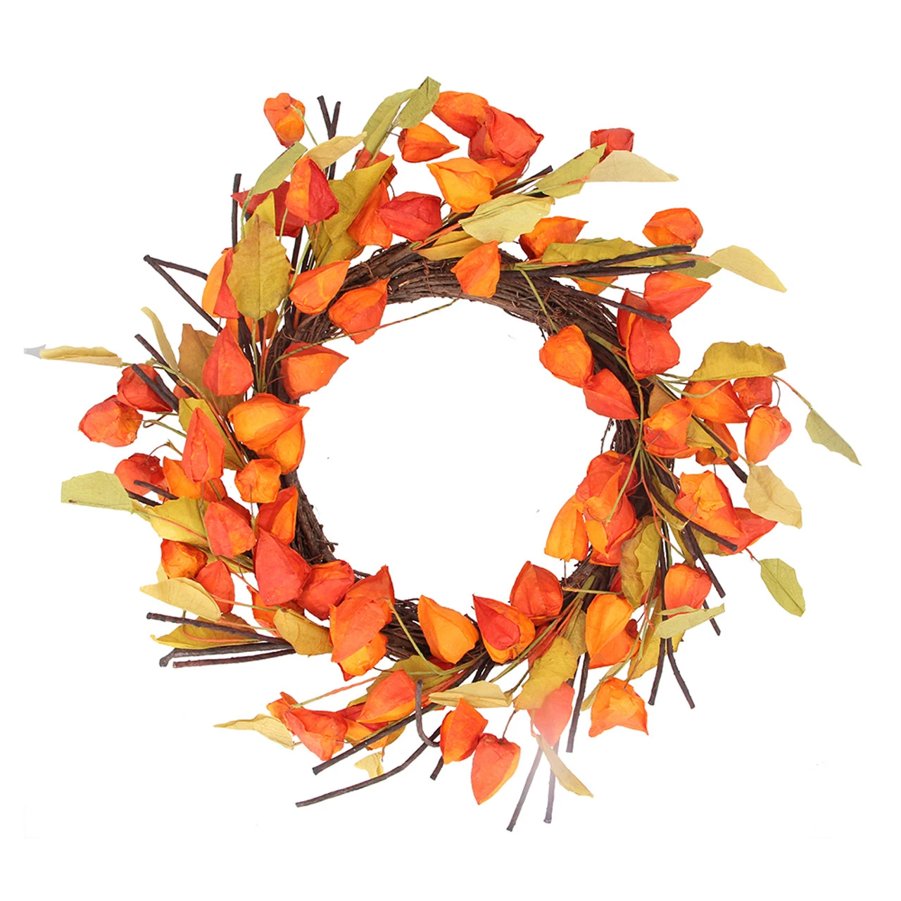 Chinese Lantern Wreath 2 Chinese Lantern Wreath - Image 2